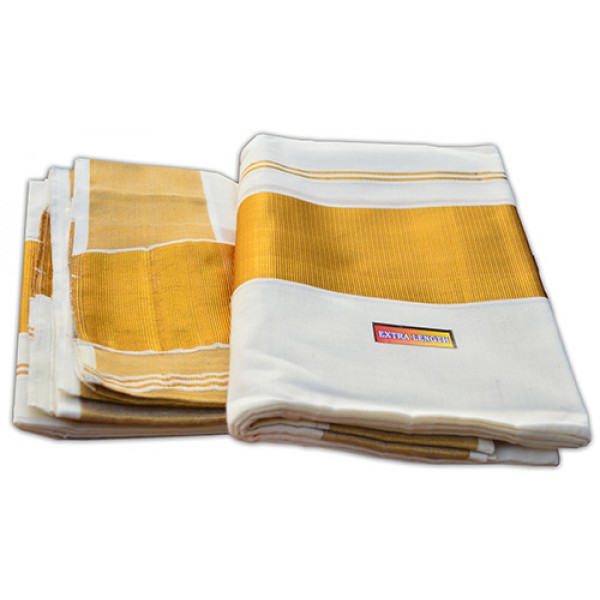 Khadi clearance white mundu