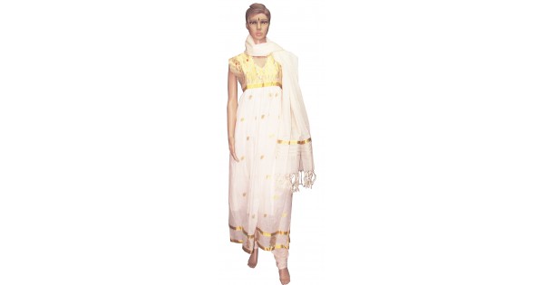 Purchase Anarkali Kasavu Churidar