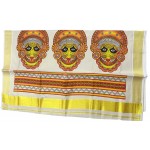 Art form Tissue Kasavu Saree