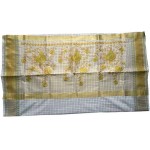 Kerala Traditional Checked Embroidery Kasavu Saree