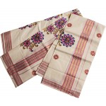 Kerala Embroidery Kasavu Mundu