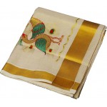 Kerala Kasavu Designer Saree