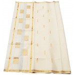 Kerala Kasavu Saree with Golden Jari