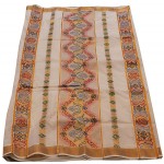 Kerala Fabric Paint Design Kasavu Saree