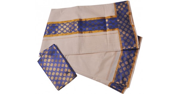 Buy Kuthampully Special Mayamohini Kasavu Saree