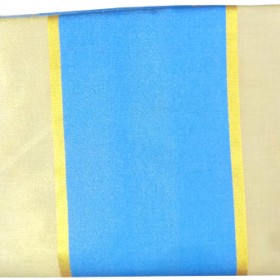 Kerala Tissue Saree Blue Border