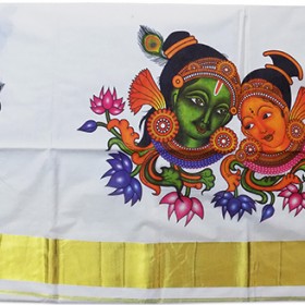 Kerala Radhakrishna Trendy Kasavu Saree