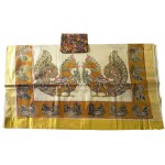 Kerala Rich Mural Design Kasavu Saree