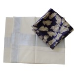 Kerala Silver Saree with Kalamakari Blouse 