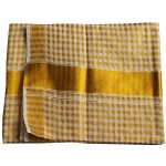 Kerala Tissue Check Kasavu Saree