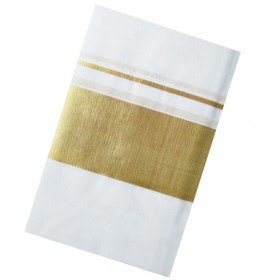 Traditional Kerala Kasavu Dhoti