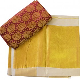 Kerala Big Zari Kasavu Saree