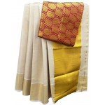 Kerala Big Zari Kasavu Saree