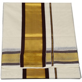 Kerala Simple Kasavu Saree