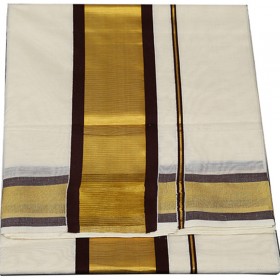 Kerala Simple Kasavu Saree