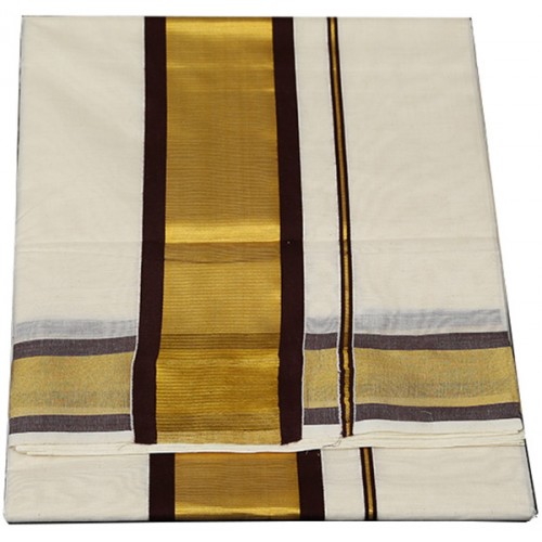 Kerala Simple Kasavu Saree