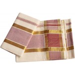 Kerala Traditional Striped settu Mundu 