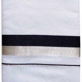 Silver Black Kerala Dhoti