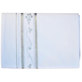 Silver Designer Double Mundu