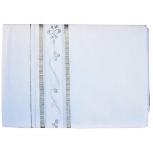Silver Designer Double Mundu