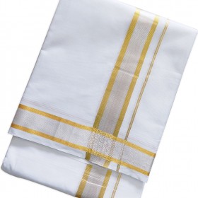 Traditional Bleach-Double Mundu