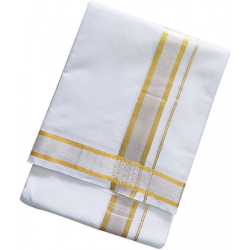 Traditional Bleach-Double Mundu