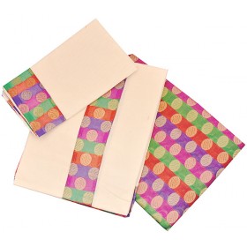 Kerala Trendy Multi-Color Kasavu Mundu