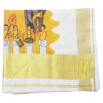 Kerala Utsav Mural Print Saree